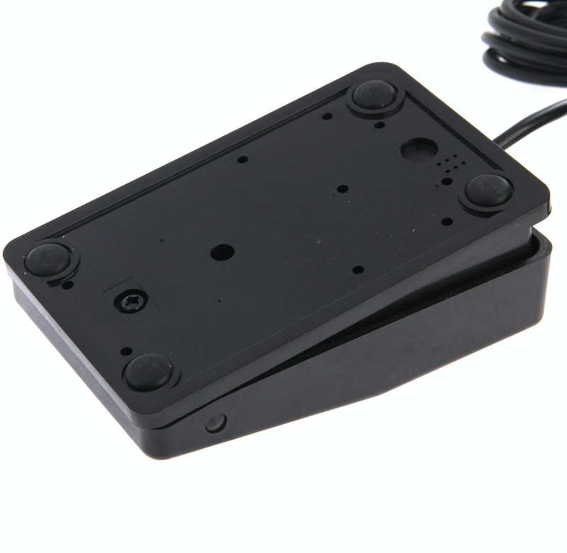 USB Foot Pedal Control Switch Game Pad Keyboard Adapter for Computer(Black)