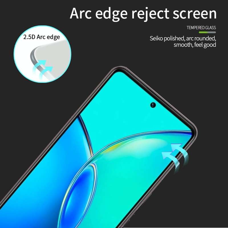 For vivo Y27s PINWUYO 9H 2.5D Full Screen Tempered Glass Film(Black)