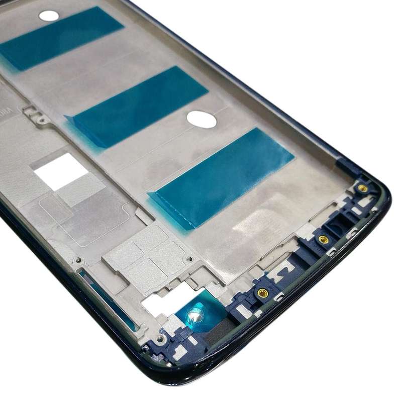 Front Housing LCD Frame Bezel for Motorola Moto G6 Plus(Black)