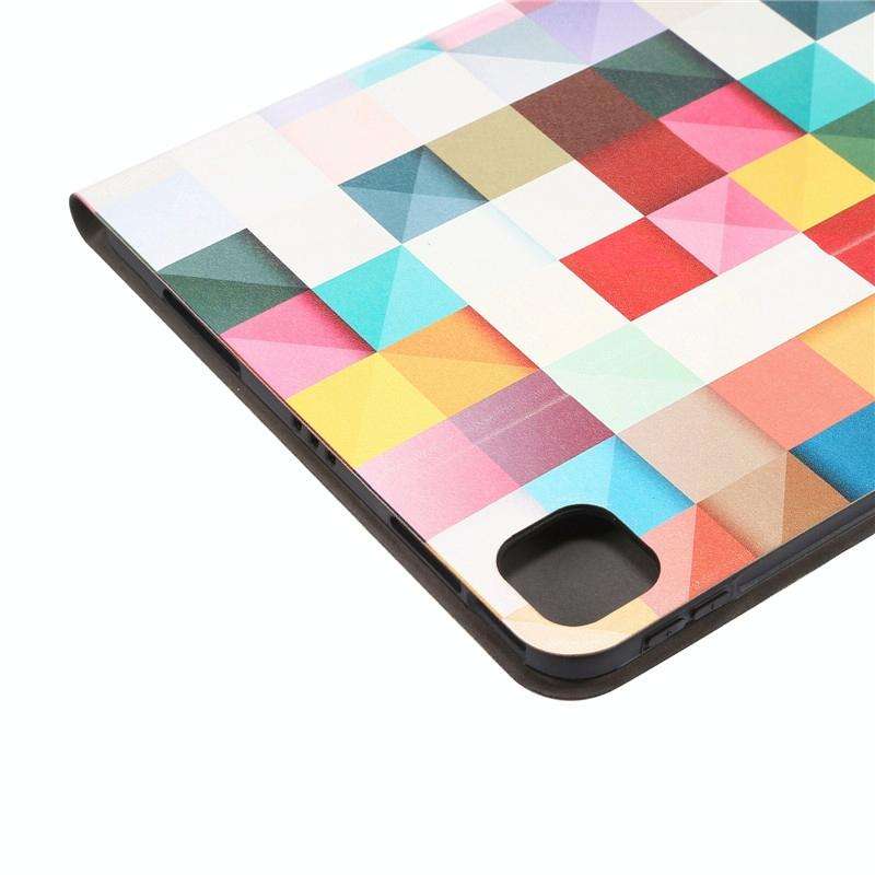 For iPad Pro 11 2022/2021/2020/2018 / Air 10.9 2022/2020 Painted Voltage Pen Slot Tablet Smart Ca...