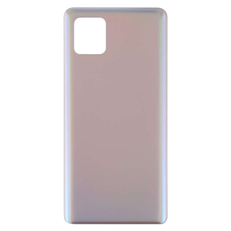 For Samsung Galaxy A91 Battery Back Cover (Silver)