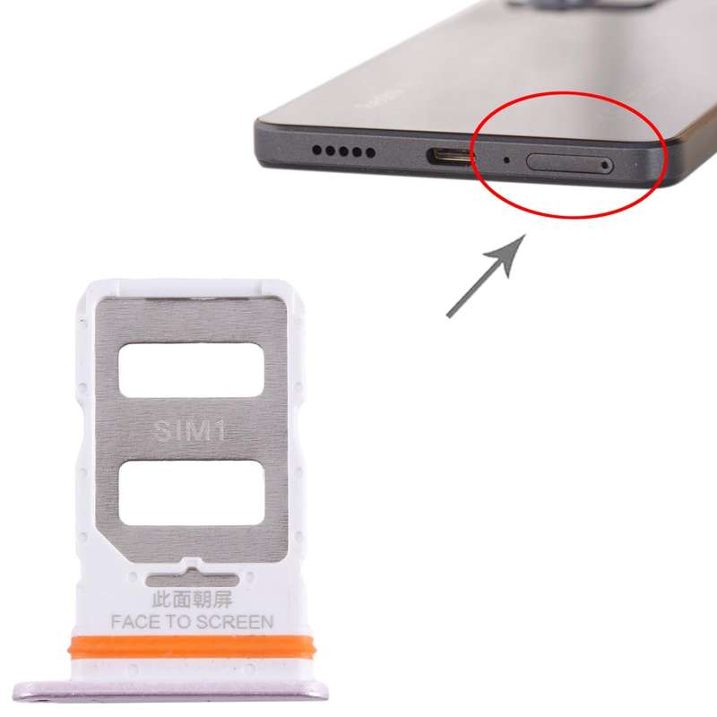 For Xiaomi Poco X5 Pro SIM Card Tray + SIM Card Tray (Pink)