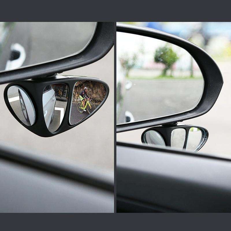 3R-146 3 in 1 Car Rearview Auxiliary Blind Spot Mirror Rear View 146 Front Wheel Mirror for Right...