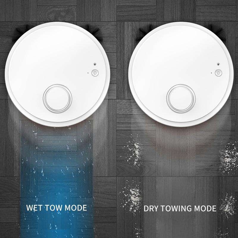 BOWAI OB12 Household Intelligent USB Charging Sweeping Robot (White)