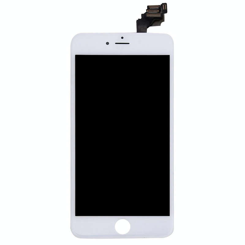 TFT LCD Screen for iPhone 6 Plus Digitizer Full Assembly with Front Camera (White)