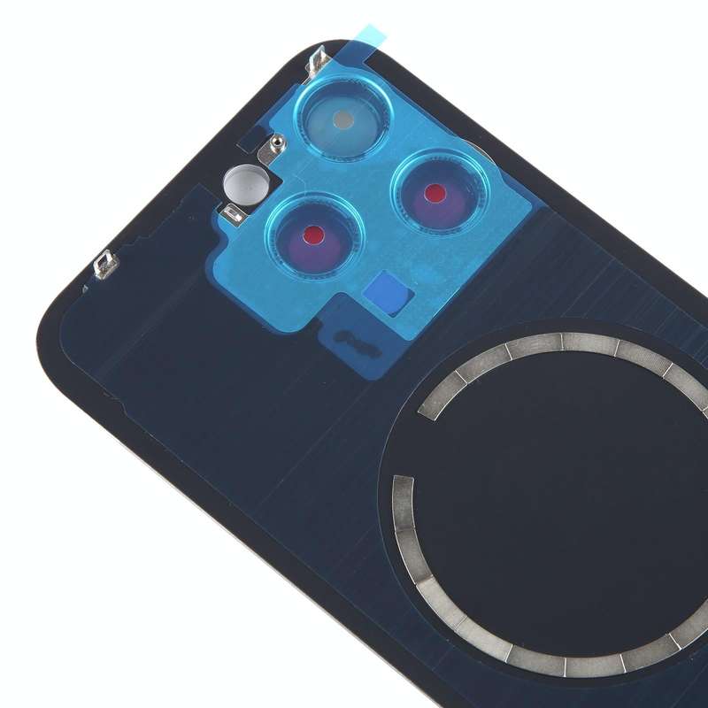 For iPhone 15 Pro Max Battery Back Cover with Camera Lens Cover + MagSafe Magnet(Titanium)
