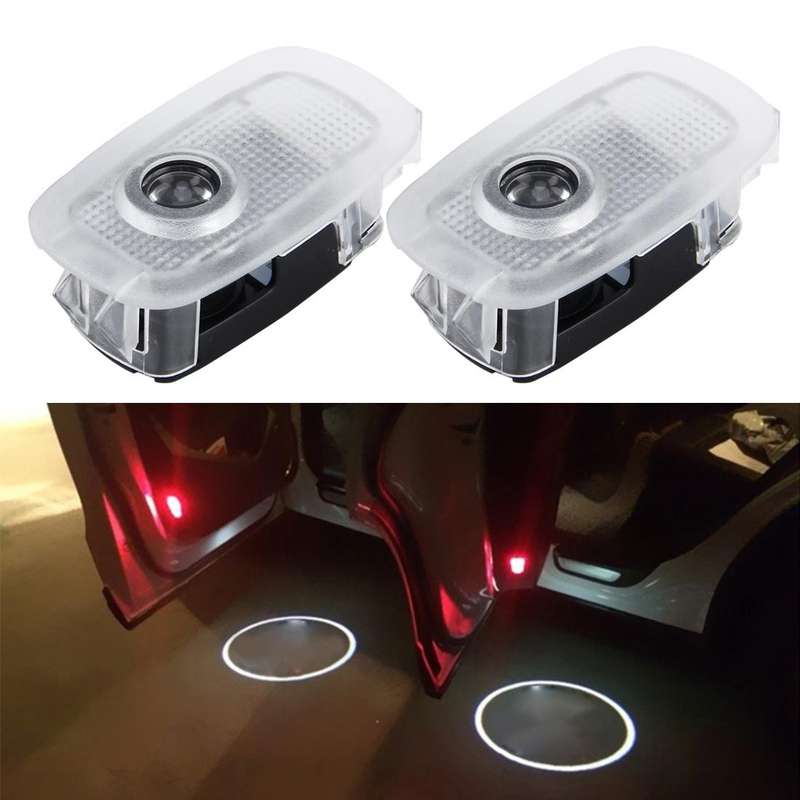 2 PCS LED Car Door Welcome Logo Car Brand 3D Shadow Light for Mercedes-Benz S (W221) 2006--2013