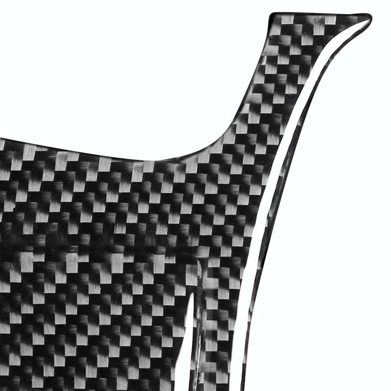 5 in 1 Car Carbon Fiber Gear Position Console Decorative Sticker for Mazda RX8 2004-2008, Left an...