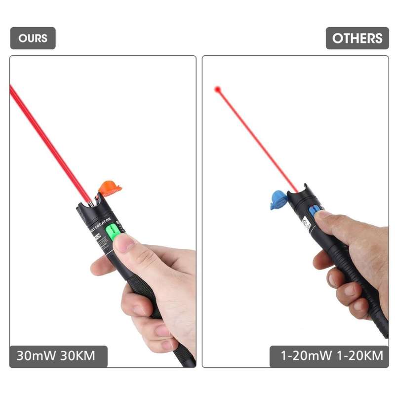 HT-30 30mW Visual Fault Locator Detector Tester Optical Laser Red Light Test Pen