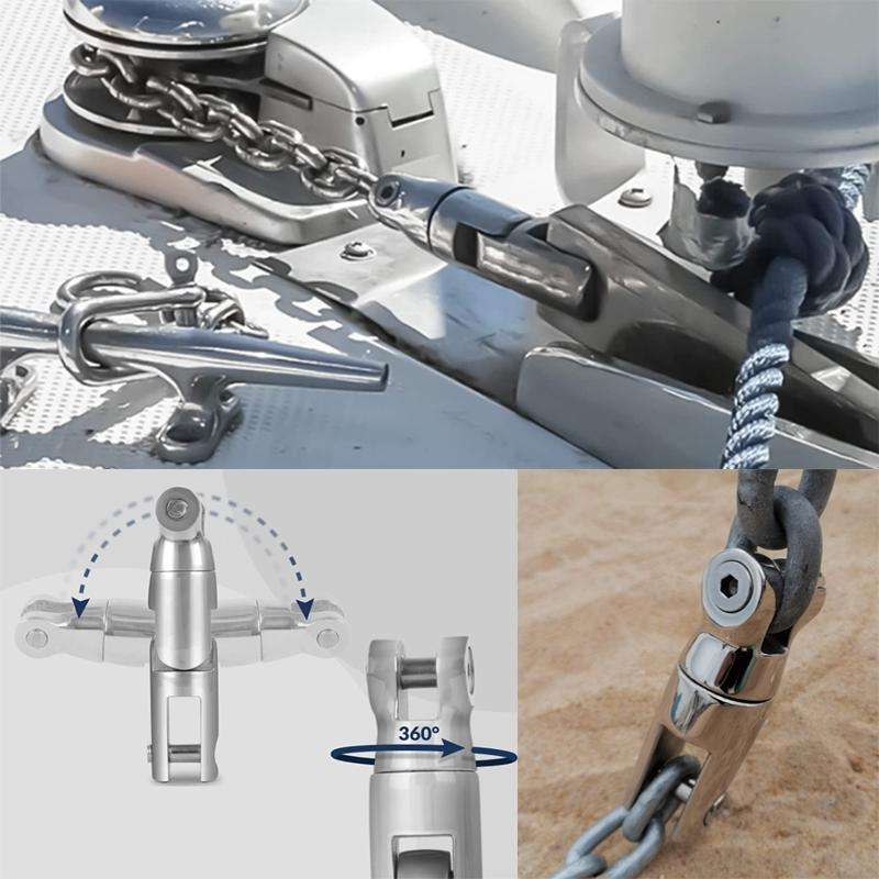 Two Stage 6-8mm 316 Stainless Steel Marine Anchor Rotary Joint