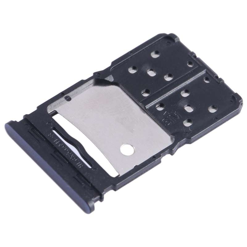 For Tecno Camon 20 Pro 5G CK6 SIM Card Tray + Micro SD Card Tray (Blue)