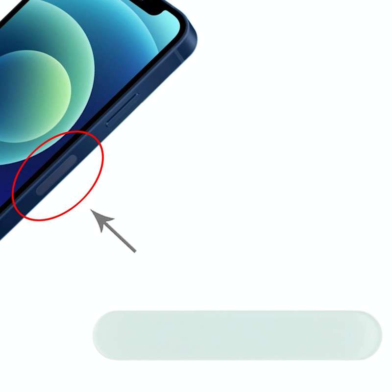 For iPhone 12 / 12 mini US Edition 5G Signal Antenna Glass Plate (Green)
