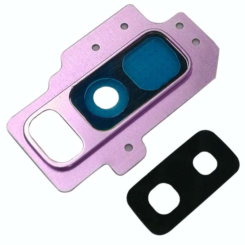 For Galaxy S9+ / G9650 10pcs Camera Lens Cover (Purple)
