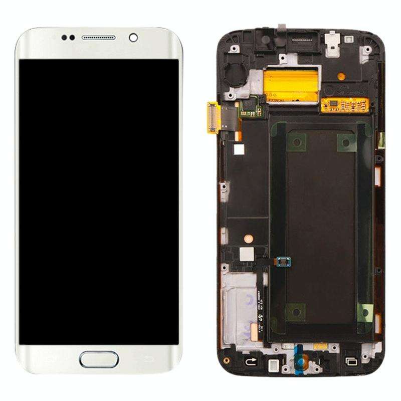 Original Super AMOLED LCD Screen For Samsung Galaxy S6 Edge SM-G925F Digitizer Full Assembly with...