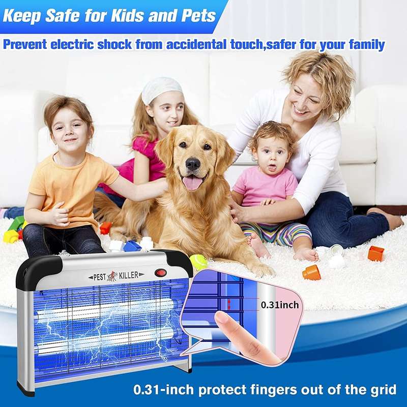 SK611 Indoor Household 20W Electric Shock Mosquito Killer Lamp High Voltage Hotel Fly Killer Lamp...