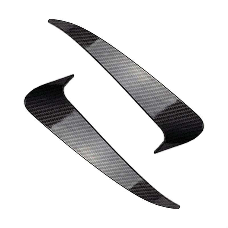 Car Rear Bumper Air Outlet Wind Knife Blade Decoration Sticker Strip for Mercedes-Benz C Class W2...