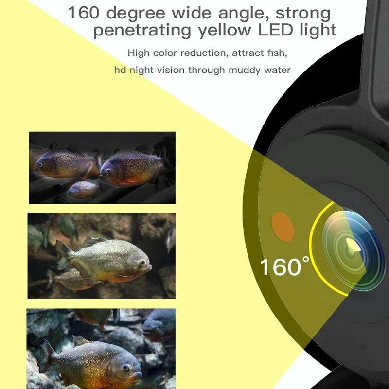 FDV3000 Fish Finder Camera Underwater Monitoring Fishing Sonar Sensor 4.3 Inch Display LED Digita...