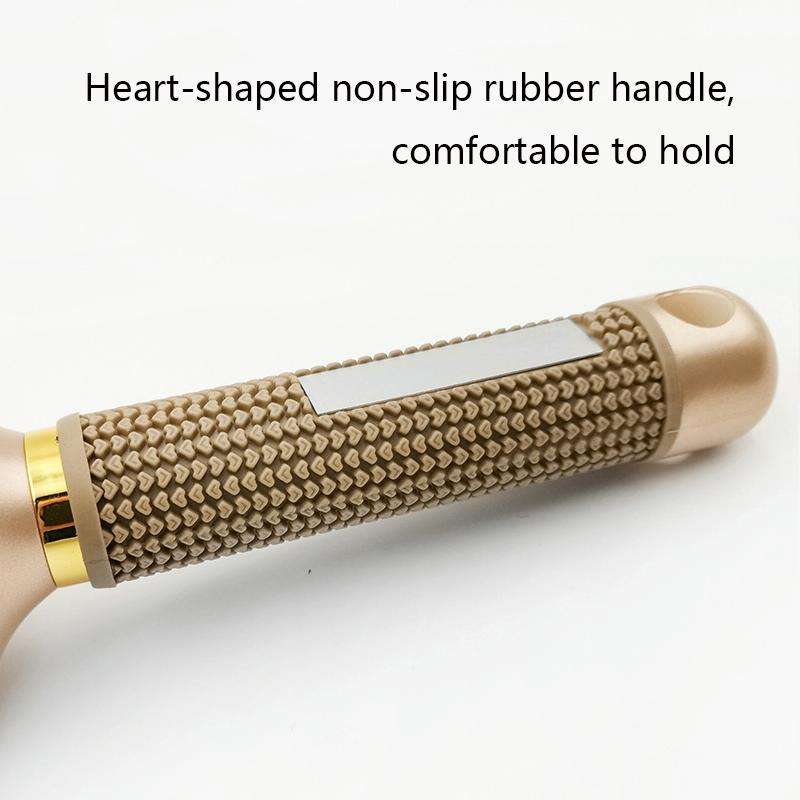 High Temperature Resistant Ceramic Bristles Roller Comb Nylon Needle Cylinder Curling Comb, Colou...