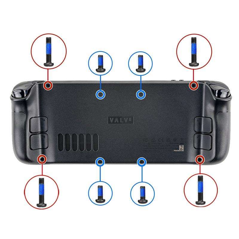 16 in 1 Steam Deck Back Cover Screw Set