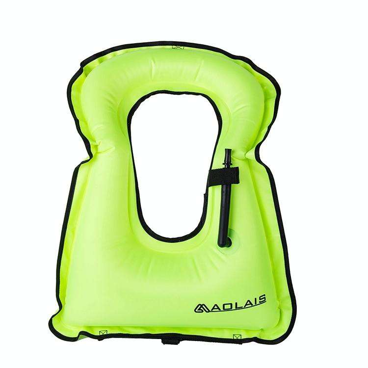 Adult Portable Snorkeling Buoyancy Inflatable Vest Life Jacket Swimming Equipment, Size:650*450mm...