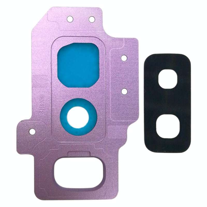 For Galaxy S9+ / G9650 10pcs Camera Lens Cover (Purple)