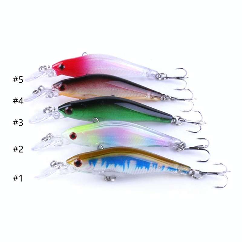 HENGJIA MI107 8cm/6g Simulation Hard Baits Fishing Lures Tackle Baits Fit Saltwater and Freshwate...