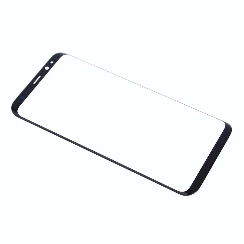 For Galaxy S9+ Front Screen Outer Glass Lens(Black)