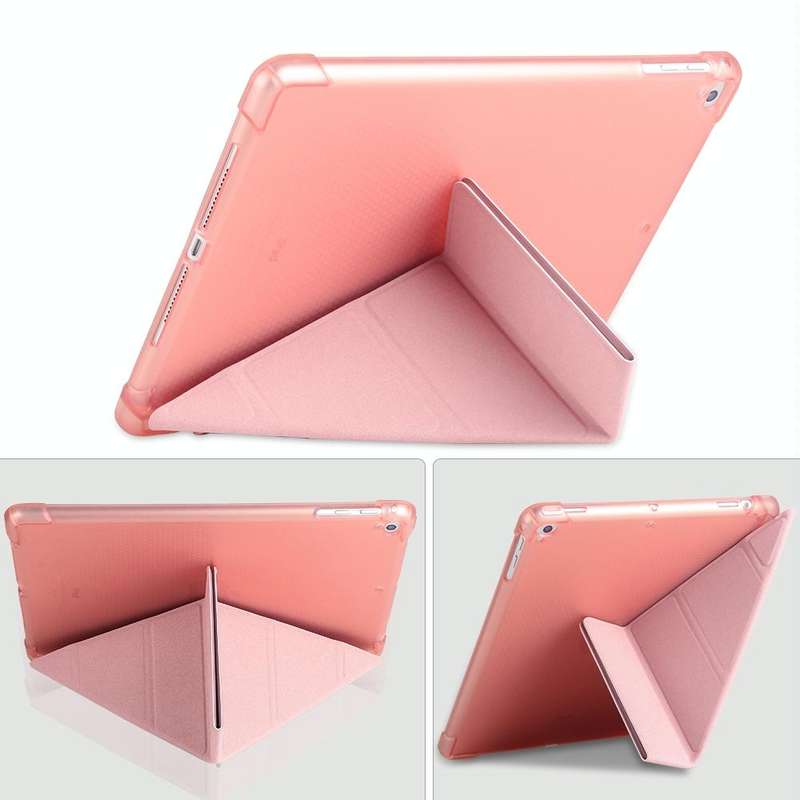 Multi-folding Shockproof TPU Protective Case for iPad 9.7 (2018) / 9.7 (2017) / air / air2, with ...