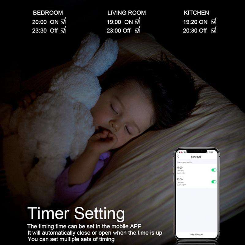 Tuya ZigBee Smart Single-fire Zero-fire Sharing Switch Phone Control Voice Panel EU Plug, Spec: 3...