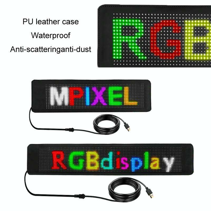 532x90mm Vehicle Rear Window Color Flexible LED Electronic Screen