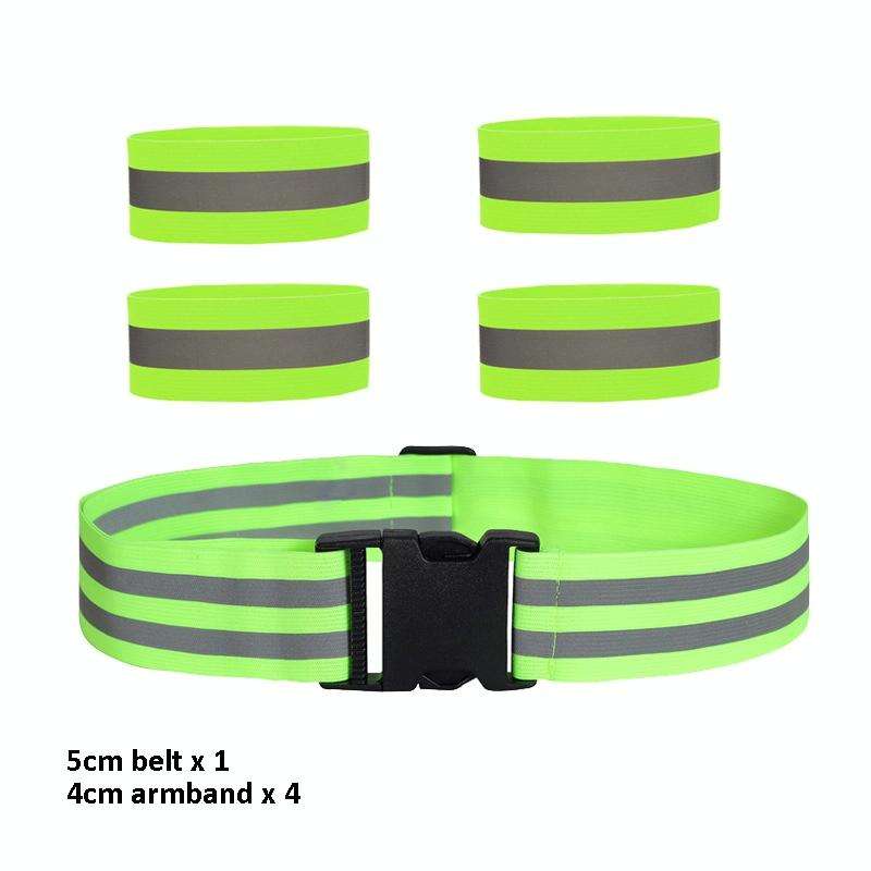Reflective Elastic Band Suit Night Running Construction Site Traffic Safety Reflective Equipment,...