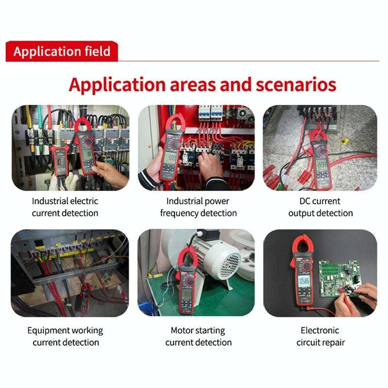 UNI-T UT205E 1000A 42mm Jaw Size Digital Clamp Meter AC DC Voltage Detector