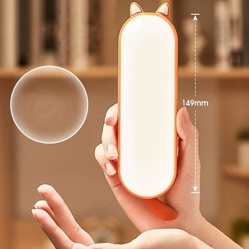 Small Fox 1200mAh Charging Type Student Eye Protection LED Energy-Saving Table Lamp Bedroom Bedsi...