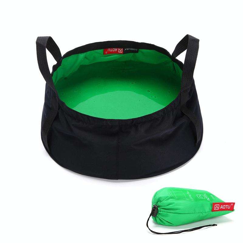 AOTU AT6620 Portable Travel Laundry Wash Basin (Green)