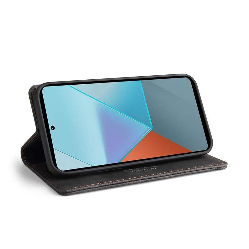For Xiaomi Redmi Note 13 Pro 5G Skin Feel Anti-theft Brush Horizontal Flip Leather Case with Hold...