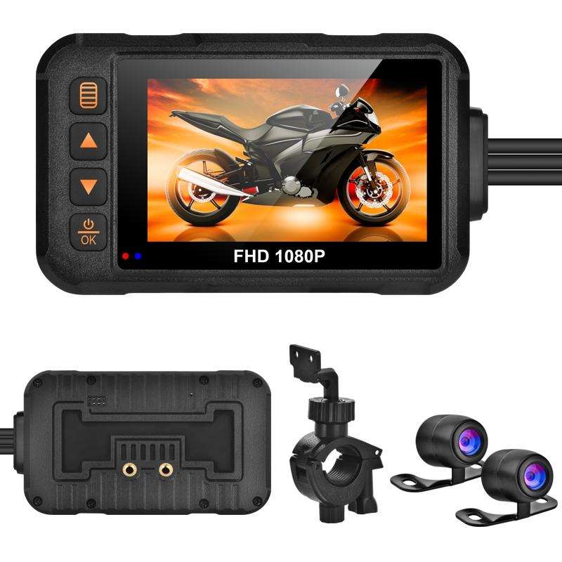 SE60 3.0 inch 1080P Waterproof HD Motorcycle DVR, Support TF Card / Cycling Video / Parking Monit...