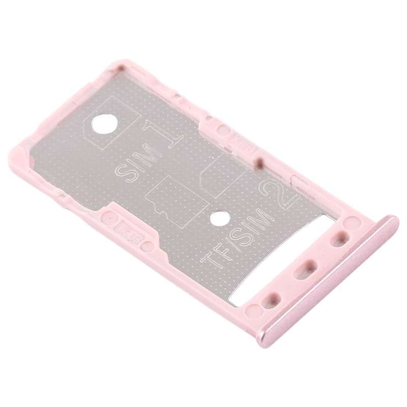2 SIM Card Tray / Micro SD Card Tray for Xiaomi Redmi 5A(Rose Gold)