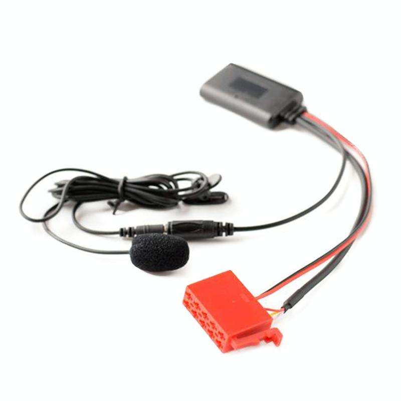 Car AUX Bluetooth Audio Cable Wiring Harness + MIC for Mercedes-Benz Special by abaecker BE2210/B...
