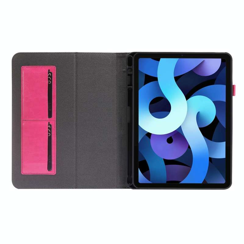 For iPad Pro 12.9 inch (2020) Crazy Horse Texture Horizontal Flip Leather Tablet Case with 2-fold...