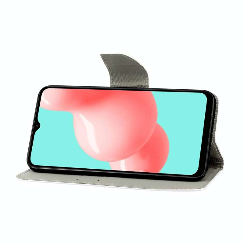For Samsung Galaxy A32 5G Colored Drawing Pattern Horizontal Flip Leather Case with Holder & Card...