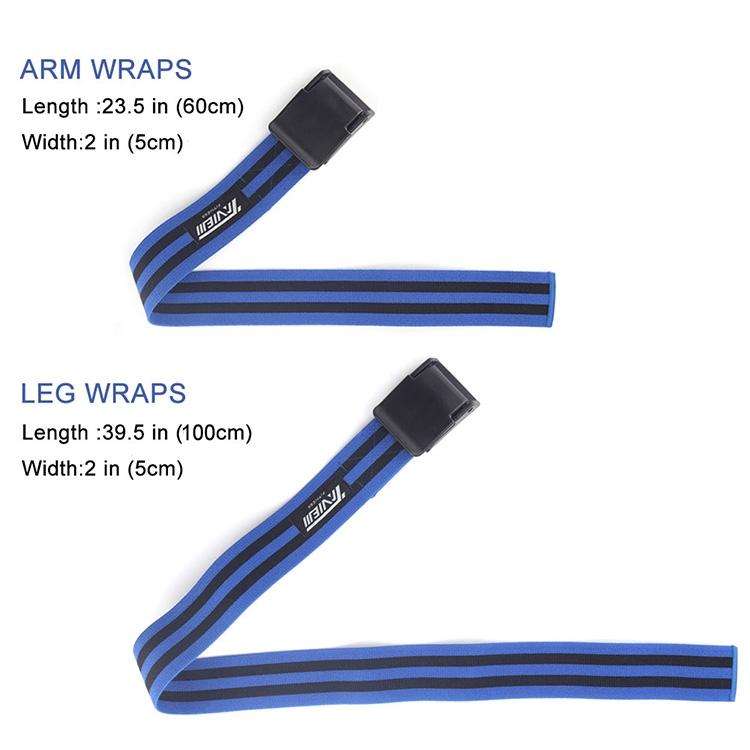 1 Pair Natural Latex Silk Elastic Band Arm Fitness Blood Flow Restriction Training Band, Size: 60...