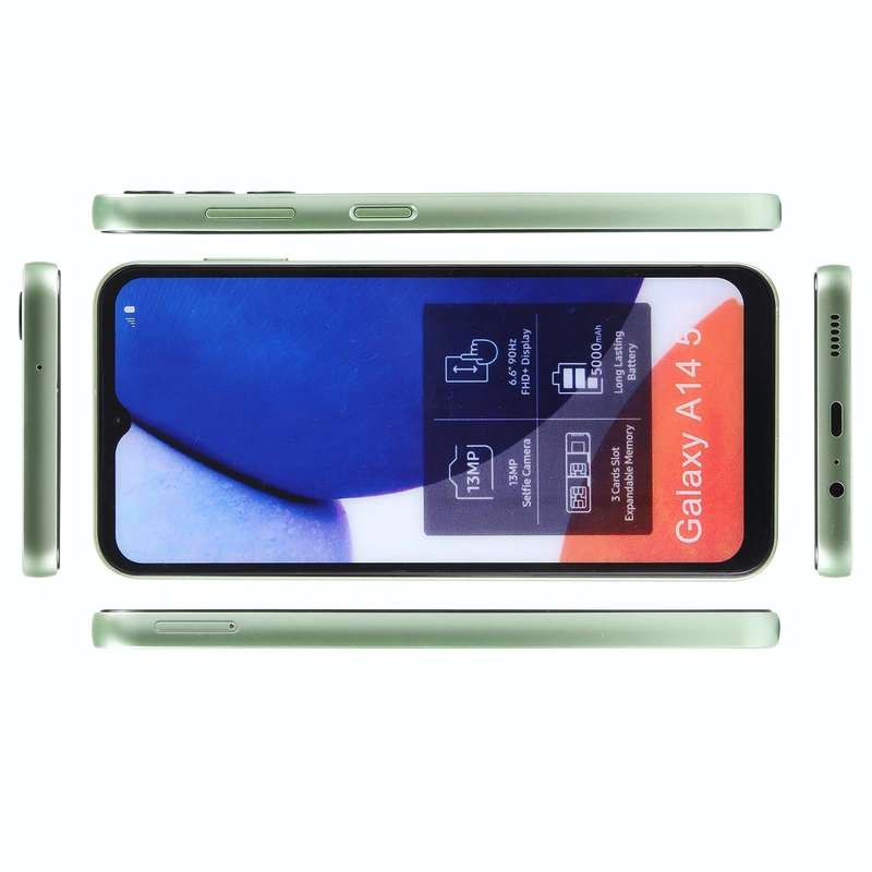 For Samsung Galaxy A14 5G Color Screen Non-Working Fake Dummy Display Model(Light Green)