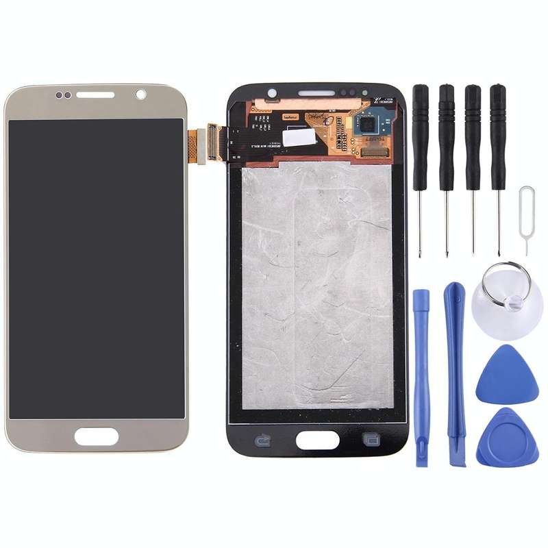 Original LCD Screen and Digitizer Full Assembly for Galaxy S6 / G9200, G920F, G920FD, G920FQ, G92...