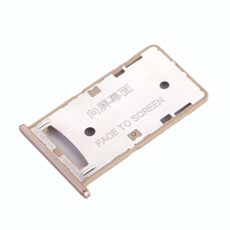 For Xiaomi Redmi 4A SIM & SIM / TF Card Tray(Gold)