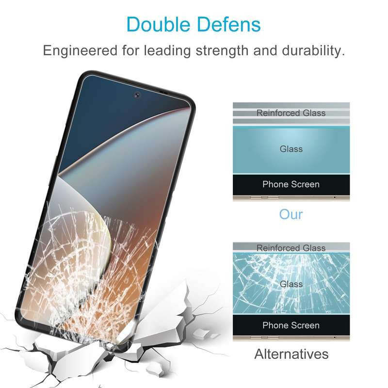 For Hisense Infinity H60 Zoom 50pcs 0.26mm 9H 2.5D Tempered Glass Film