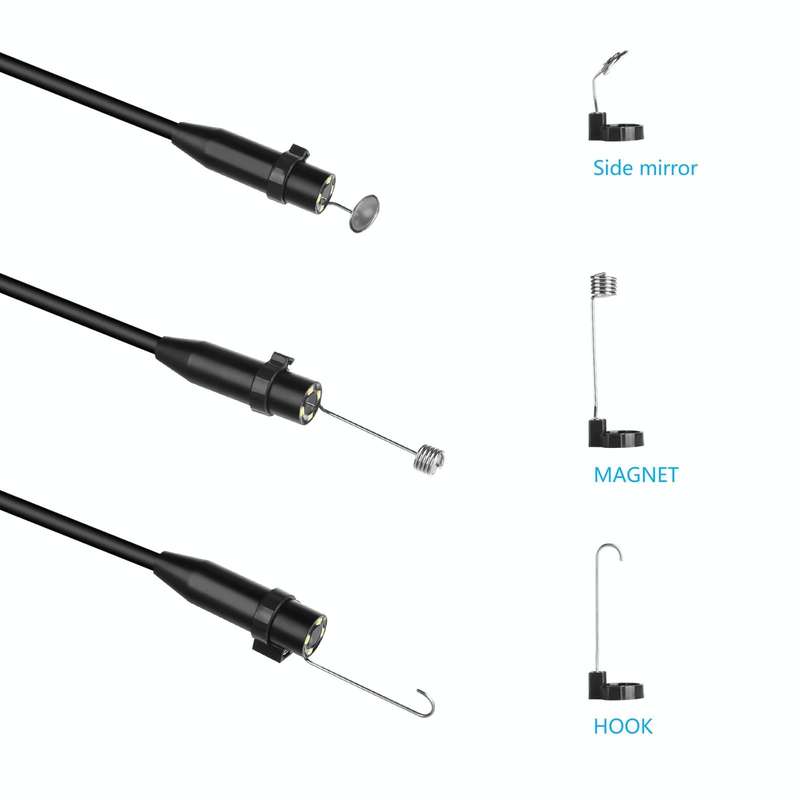 P90 14mm 4.5 inch HD 500W Autofocus Camera Endoscope Portable Waterproof Industrial Pipe Endoscop...