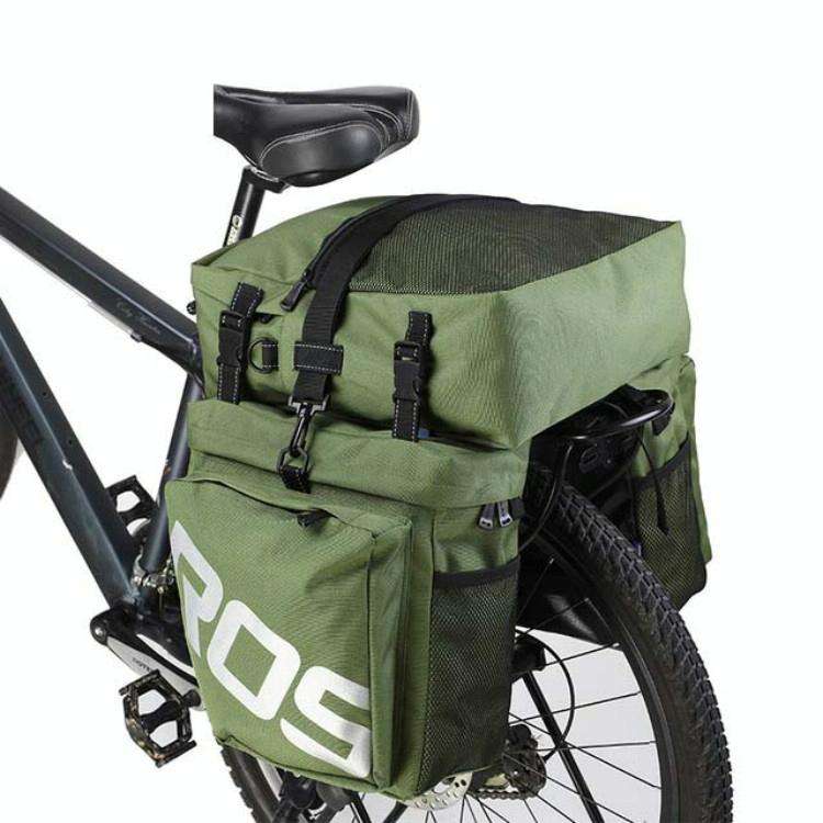 ROSWHEEL Bicycle Back Pack, Style:Green