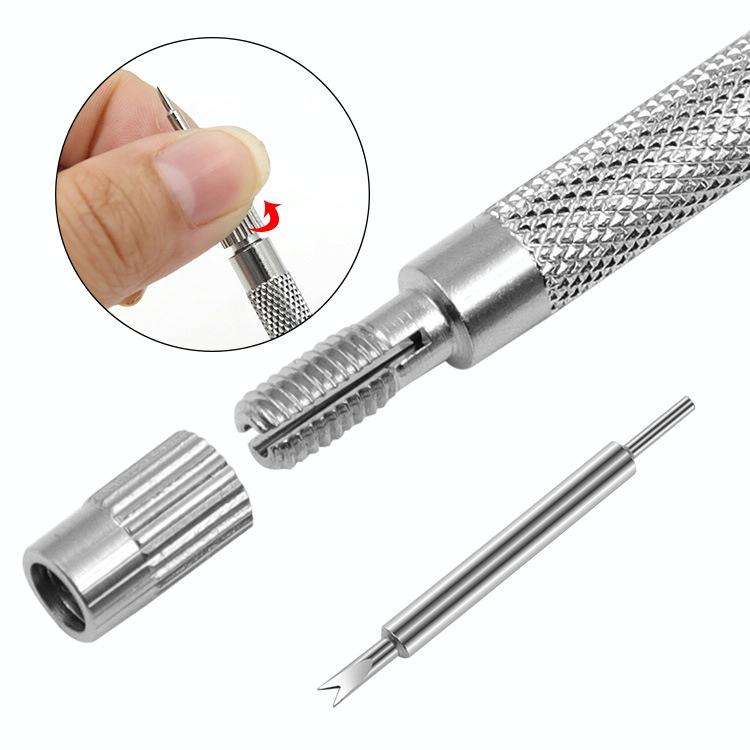 Handy Tool spring Bar Remover + Pin Remover for Replace Band Wrist(Silver)