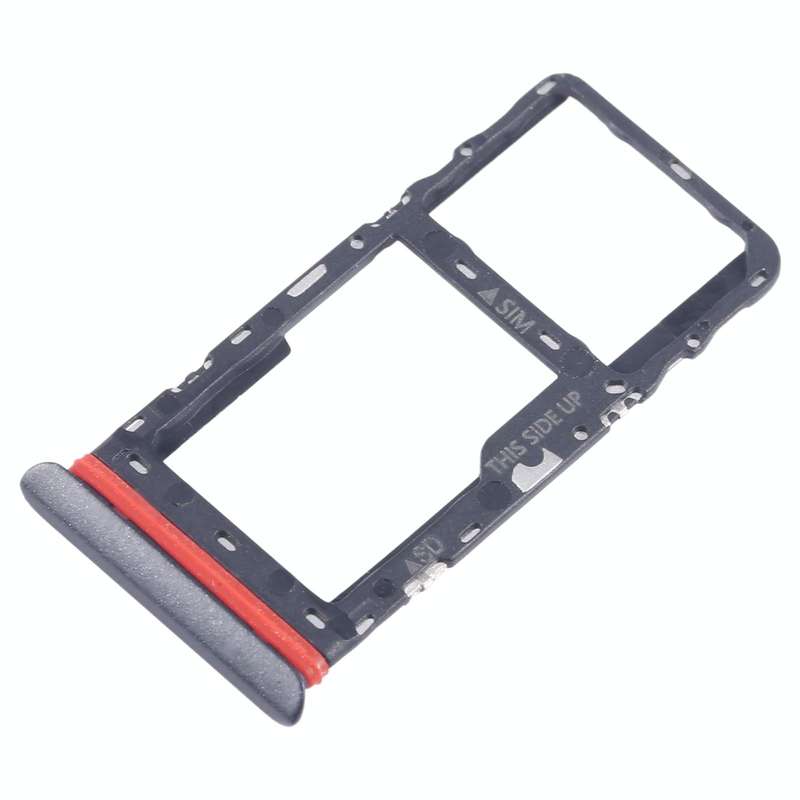 For TCL Tab 10 5G 9183G SIM Card Tray + Micro SD Card Tray (Black)