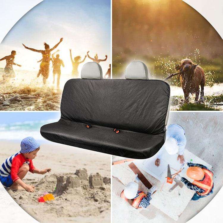 TIROL T26304 General Car Waterproof Oxford Cloth Rear Seat Protector Cover